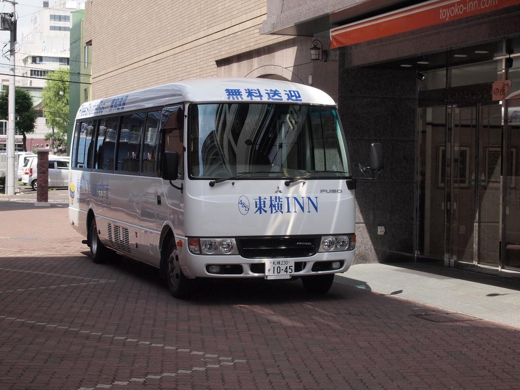 Toyoko Inn Hokkaido Sapporo Susukino Minami Exterior foto