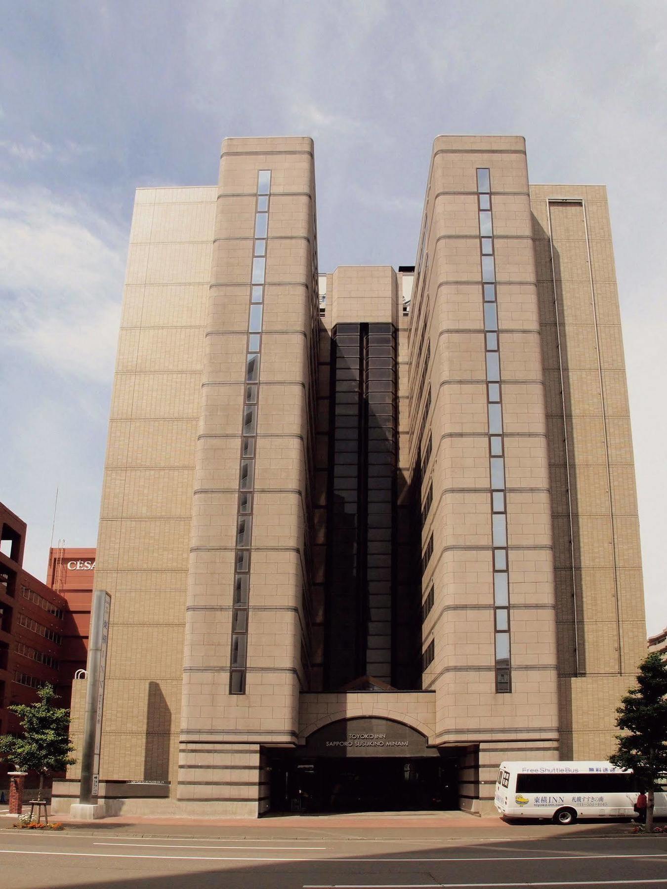 Toyoko Inn Hokkaido Sapporo Susukino Minami Exterior foto