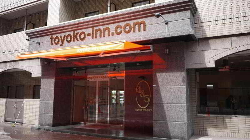 Toyoko Inn Hokkaido Sapporo Susukino Minami Exterior foto